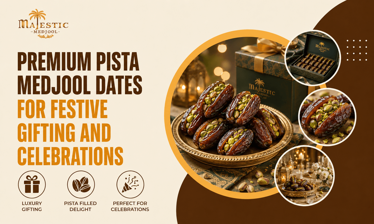 Premium Pista Medjool Dates for Festive Gifting and Celebrations