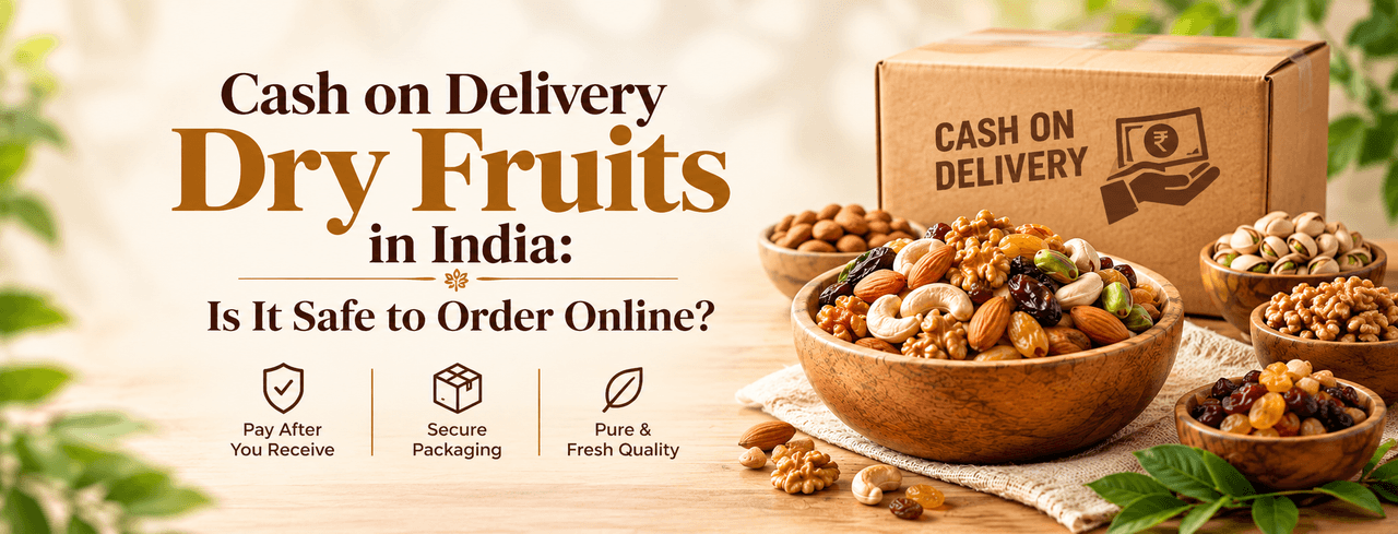 Cash on Delivery Dry Fruits in India: Is It Safe to Order Online?