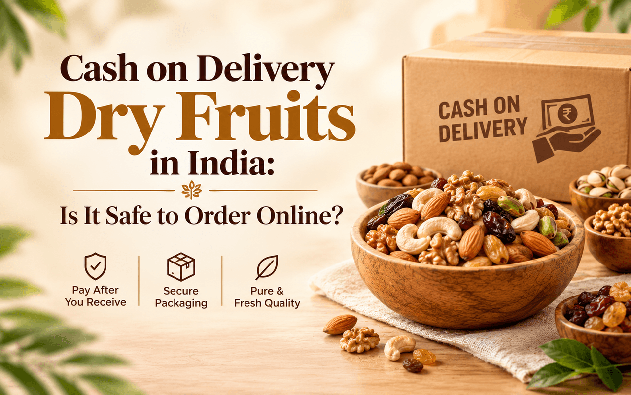 Cash on Delivery Dry Fruits in India: Is It Safe to Order Online?