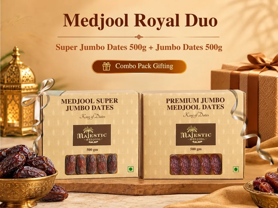 Medjool Royal Duo 1kg premium jumbo dates