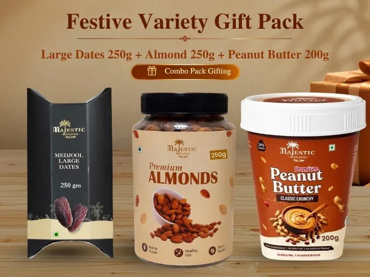 Festive Variety Gift Box by Majestic Medjool for premium festive gifting