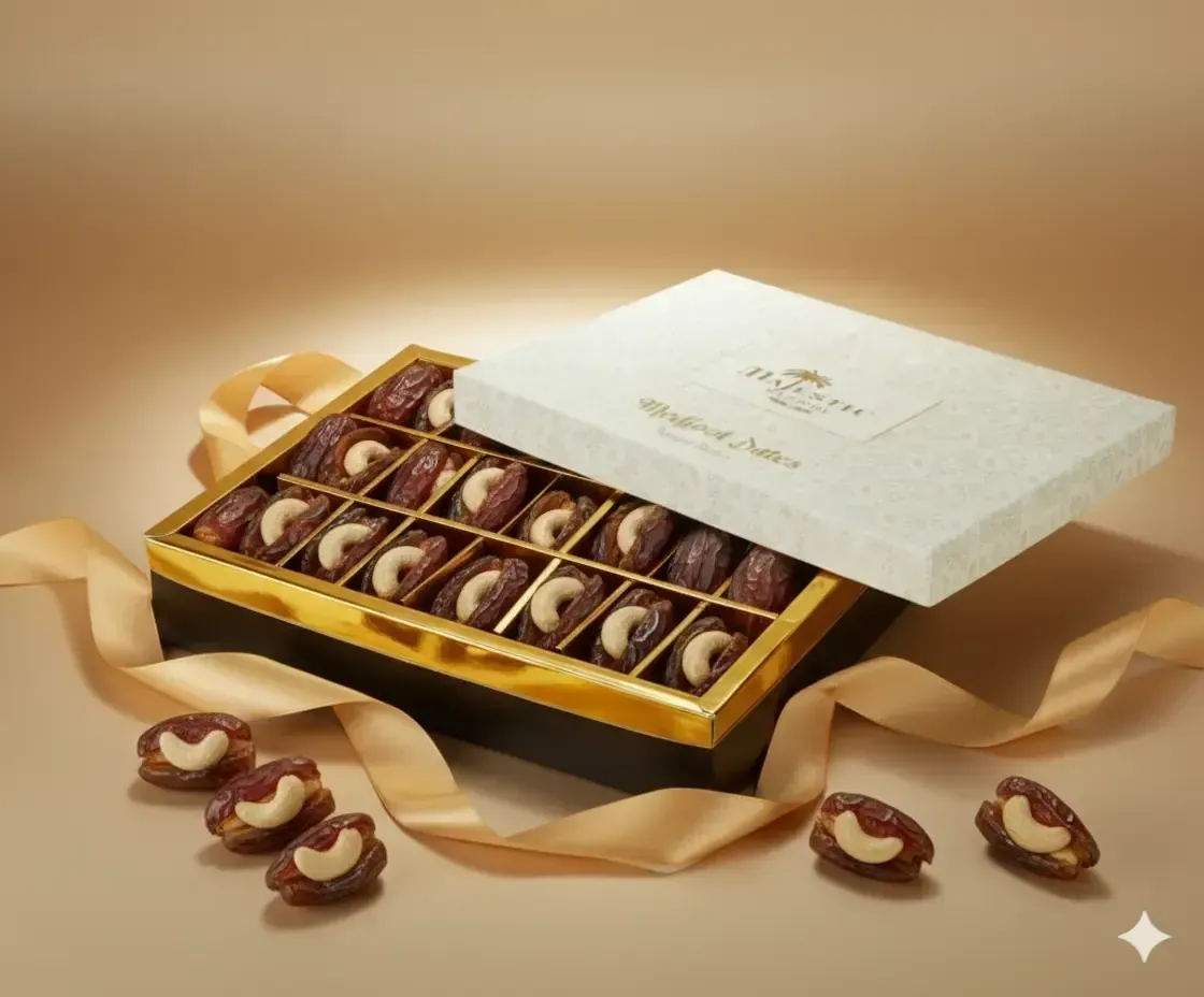 Premium Medjool Cashew Stuffed Dates