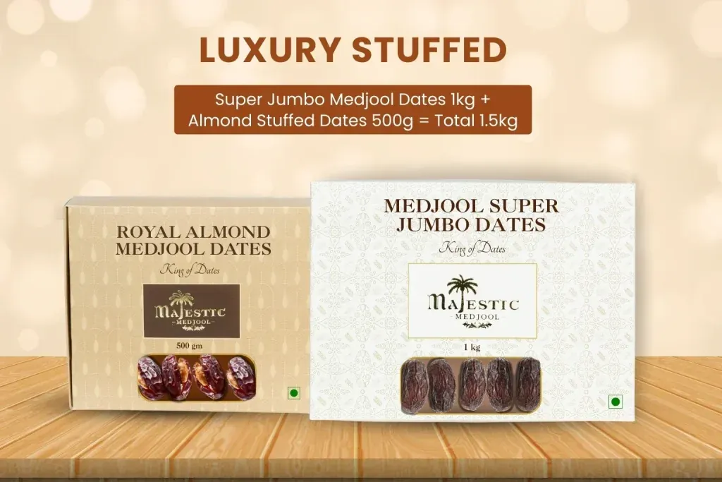 Luxury Stuffed Medjool Dates with Premium Seed Filling