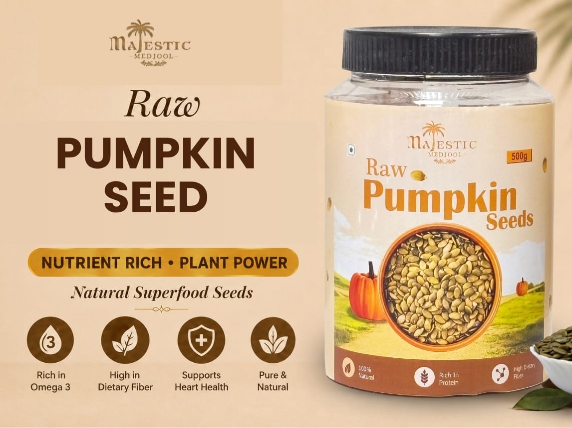 Premium pumpkin seeds - healthy snack pack
